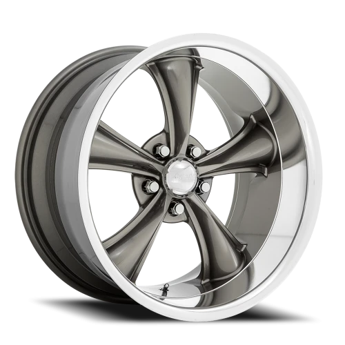 American Racing Boss TT VN338 GY 18x9.5 -4 5x114.3mm 72.56mm Graphite Diamond Cut Lip