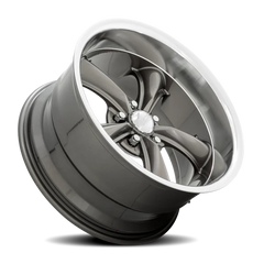 American Racing Boss TT VN338 GY 20x8.5 +2 5x120.65mm 72.56mm Graphite Diamond Cut Lip