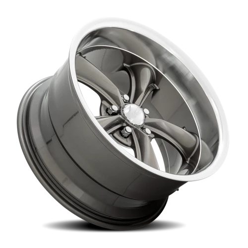 American Racing Boss TT VN338 GY 20x10 +35 5x120mm 74.1mm Graphite Diamond Cut Lip