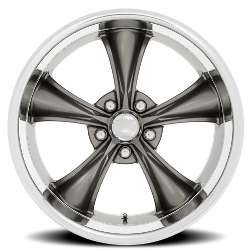 American Racing Boss TT VN338 GY 20x10 +20 5x115mm 72.56mm Graphite Diamond Cut Lip