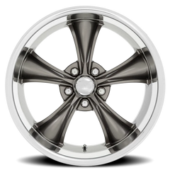 American Racing Boss TT VN338 GY 20x8.5 +2 5x120.65mm 72.56mm Graphite Diamond Cut Lip