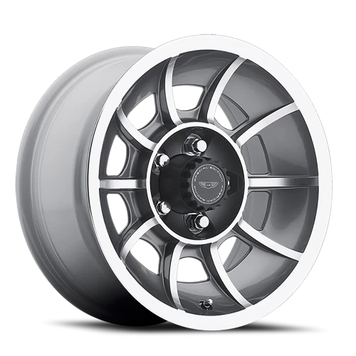 American Racing Vector VN47 GY 15x8.5 +6 5x120.65mm 86mm Matte Anthracite Machined