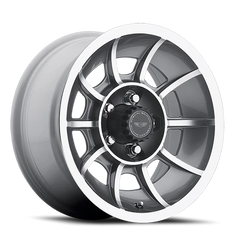 American Racing Vector VN47 GY 15x8.5 +6 5x120.65mm 86mm Matte Anthracite Machined