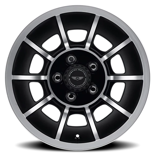 American Racing Vector VN47 BK 15x8.5 +6 5x114.3mm 86.2mm Satin Black Machined