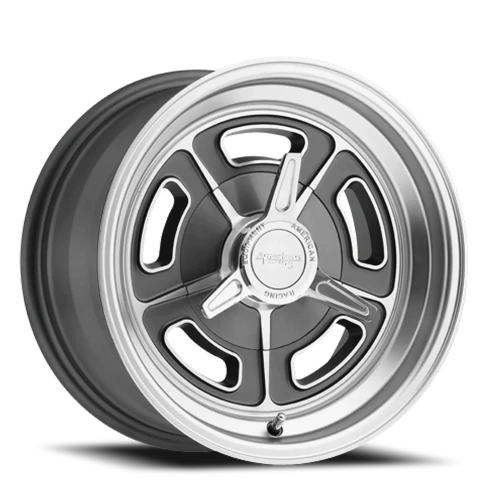 American Racing VN502 GM 15x7 +0 5x114.3mm 76.5mm Mag Gray Machined