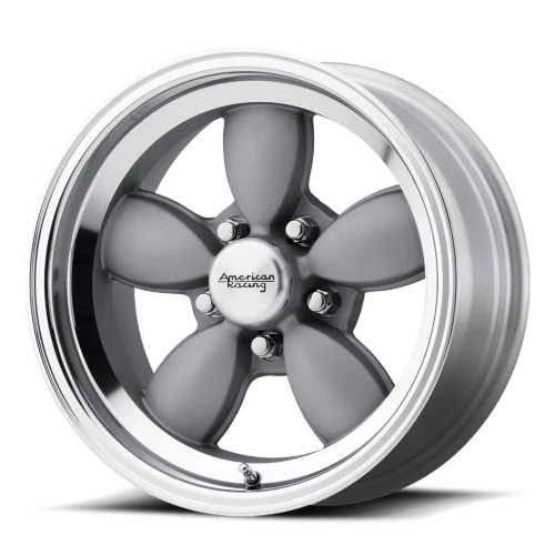 American Racing VN504 GY 17x7 +0 5x114.3mm 72.6mm Mag Gray Mirror Lip