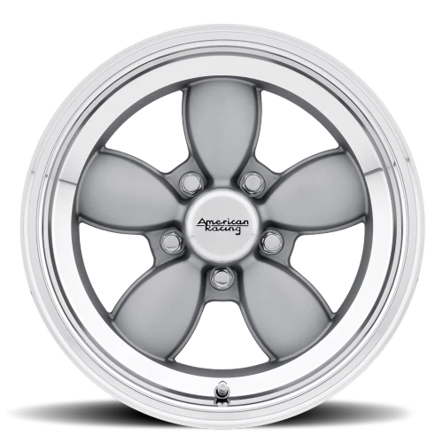 American Racing VN504 GY 17x7 +0 5x127mm 78.1mm Mag Gray Mirror Lip