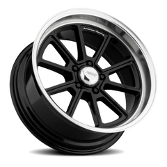 American Racing Draft VN510 BK 20x8.5 +6 5x127mm 78.3mm Gloss Black Diamond Cut Lip