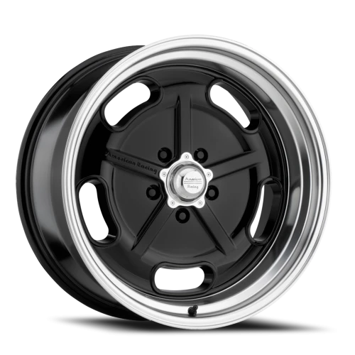 American Racing Salt Flat VN511 BK 20x8 +0 5x114.3mm 72.6mm Gloss Black Diamond Cut Lip
