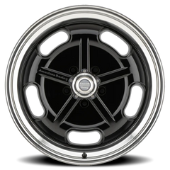 American Racing Salt Flat VN511 BK 22x10.5 +0 5x120.65mm 72.56mm Gloss Black Diamond Cut Lip