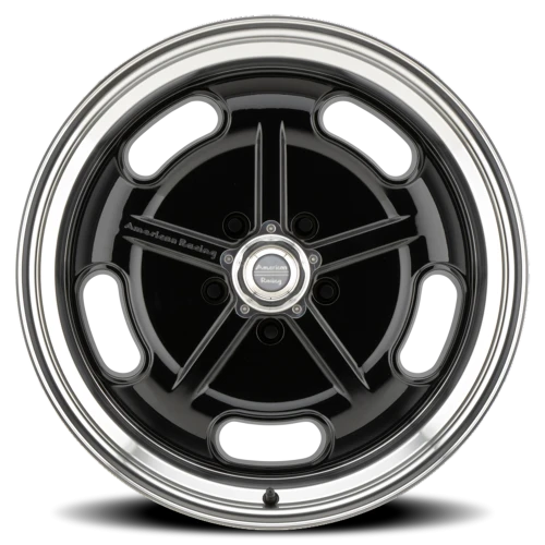 American Racing Salt Flat VN511 BK 22x8.5 +0 5x127mm 78.1mm Gloss Black Diamond Cut Lip