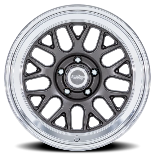 American Racing VN516 G-Force AD 18x7 +0 5x114.3mm 72.56mm Matte Anthracite Diamond Cut Lip