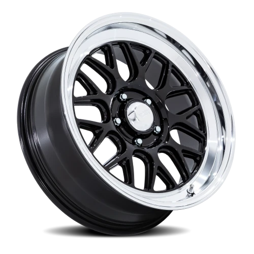 American Racing VN516 G-Force BD 18x7 +0 5x120.65mm 72.56mm Gloss Black Diamond Cut Lip