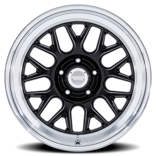 American Racing VN516 G-Force BD 17x7 +0 5x120.65mm 72.56mm Gloss Black Diamond Cut Lip