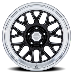 American Racing VN516 G-Force BD 17x10 +25 5x114.3mm 72.56mm Gloss Black Diamond Cut Lip