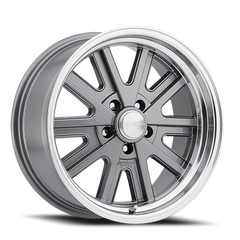 American Racing Mono Cast VN527 17x7 +0 5x120.65mm 76.5mm Mag Gray Machined Lip