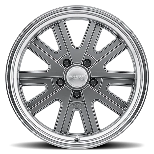 American Racing Mono Cast VN527 17x7 +0 5x120.65mm 76.5mm Mag Gray Machined Lip
