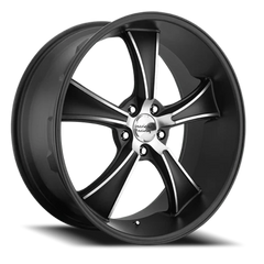 American Racing Blvd VN805 SB 18x9.5 +0 5x114.3mm 72.56mm Satin Black Machined Face