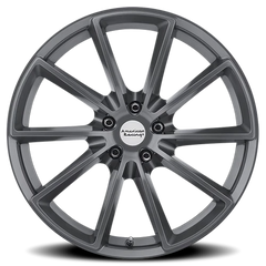 American Racing Fast Back VN806 GY 18x9 +38 5x114.3mm 72.56mm Anthracite Machined Face