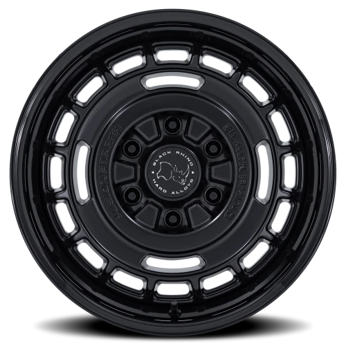 Black Rhino Vagabond BR600MB 17x8.5 +0 6x139.7mm 106.1mm Matte Black Gloss Black Lip