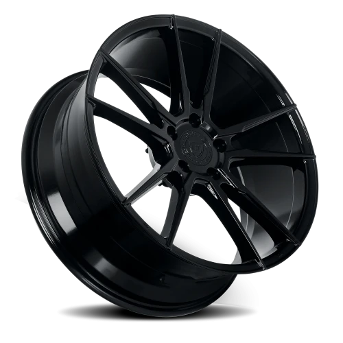 Dolce Performance Vain GB 19x8.5 +28 5x120mm 72.56mm Gloss Black