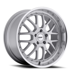 TSW Valencia SL 18x9.5 +20 5x120mm 76mm Silver Mirror Cut Lip