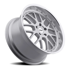 TSW Valencia SL 18x9.5 +20 5x120mm 76mm Silver Mirror Cut Lip