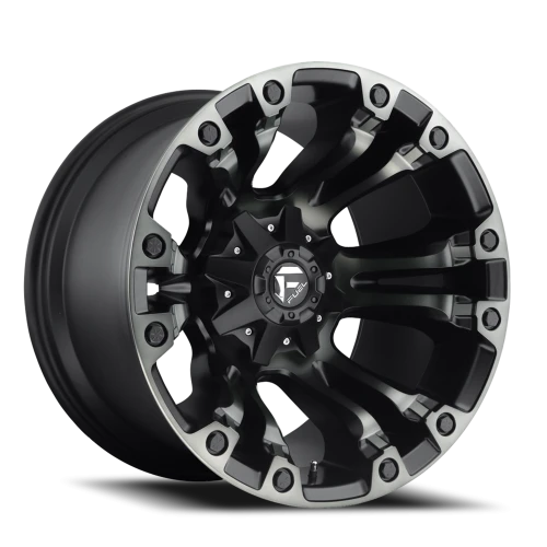 Fuel Vapor D569 20x9 +20 5x139.7mm 110.1mm Matte Black Double Dark Tint