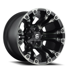 Fuel Vapor D569 18x9 -12 8x170mm 125.1mm Matte Black Double Dark Tint