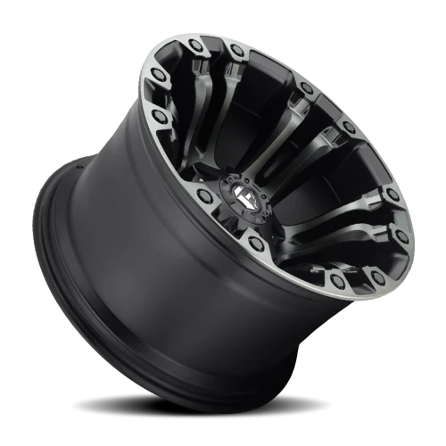 Fuel Vapor D569 20x9 +2 6x135mm 106.1mm Matte Black Double Dark Tint