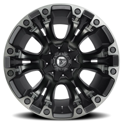 Fuel Vapor D569 20x12 -44 6x135mm 106.4mm Matte Black Double Dark Tint