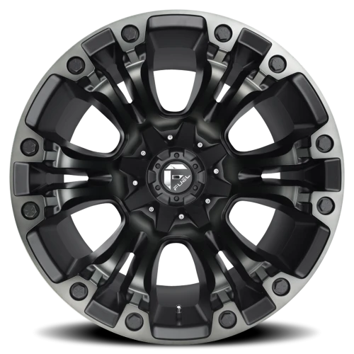 Fuel Vapor D569 18x9 +1 5x114.3mm 78.1mm Matte Black Double Dark Tint