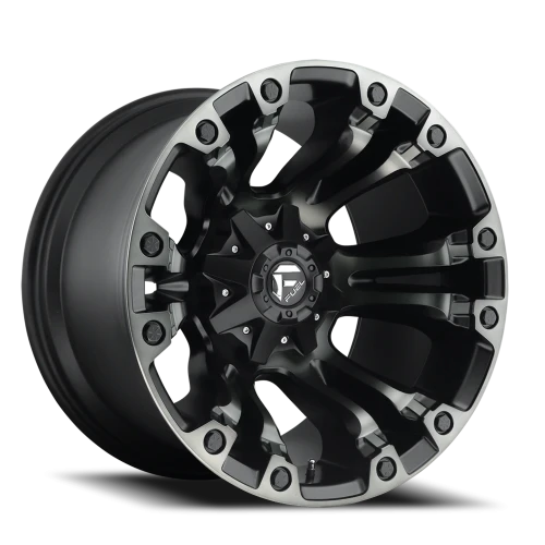Fuel Vapor D851 20x9 +20 8x165.1mm 125.1mm Matte Black Gray Tint