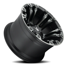 Fuel Vapor D851 17x9 +1 5x114.3mm 78.1mm Matte Black Gray Tint