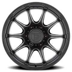 Fuel Variant D791 17x9 -12 6x139.7mm 106.1mm Matte Black