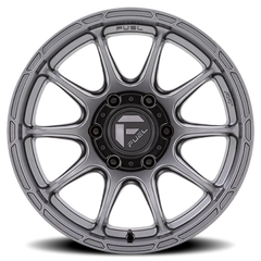 Fuel Variant D793 17x9 -12 6x139.7mm 106.1mm Matte Gunmetal