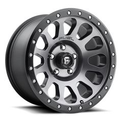 Fuel Vector Aus D601 17x8.5 +20 5x120mm 65.1mm Anthracite Black Bead Ring