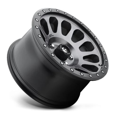 Fuel Vector Aus D601 17x8.5 +20 5x120mm 65.1mm Anthracite Black Bead Ring