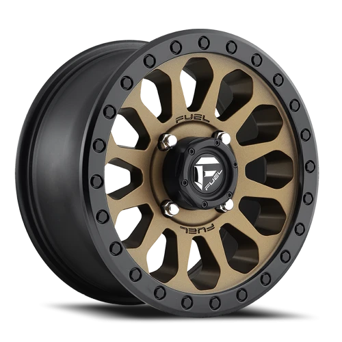 Fuel Vector UTV D600 14x7 +38 4x137mm 110.1mm Bronze Black Bead Ring
