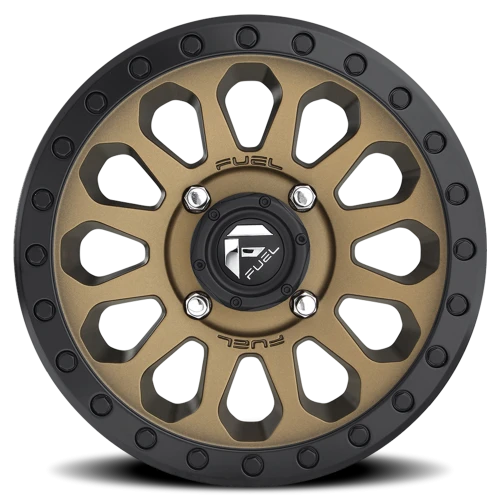 Fuel Vector UTV D600 14x7 +38 4x137mm 110.1mm Bronze Black Bead Ring