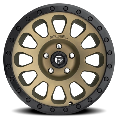 Fuel Vector D600 17x8.5 +7 6x139.7mm 108mm Bronze Black Bead Ring
