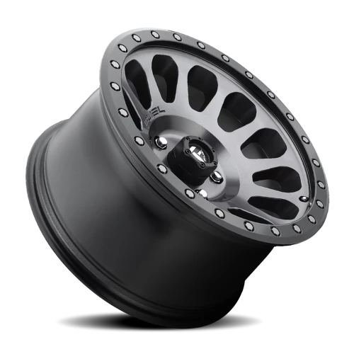 Fuel Vector D601 17x9 -12 5x127mm 78.1mm Anthracite Black Bead Ring