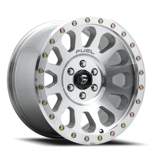 Fuel Vector D647 18x9 +1 5x127mm 78.1mm Machined Diamond Cut Clear Coat