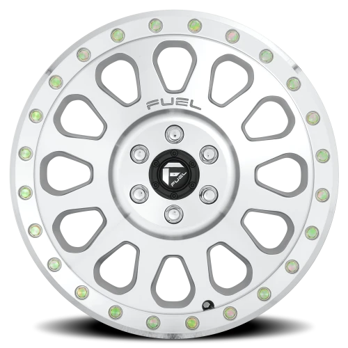 Fuel Vector D647 17x8.5 -6 6x139.7mm 108mm Machined Diamond Cut Clear Coat