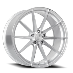 Dolce Performance Veloce GSF 19x8.5 +28 5x120mm 74.1mm Gloss Silver Machined Face
