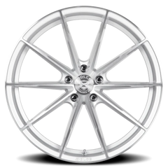 Dolce Performance Veloce GSF 20x8.5 +38 5x114.3mm 73.1mm Gloss Silver Machined Face