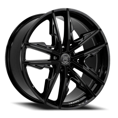 Lexani Wheels Venom 678 FB 20x10 +25 5x112mm 74.1mm Gloss Black