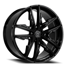 Lexani Wheels Venom 678 FB 24x10 +30 6x135mm 87mm Gloss Black
