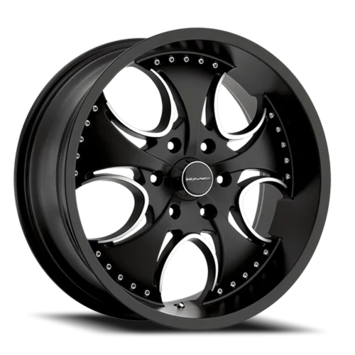 KMC Venom KM755 24x9.5 +12 5x120.65mm 72.56mm Matte Black