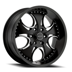KMC Venom KM755 24x9.5 +12 5x120.65mm 72.56mm Matte Black